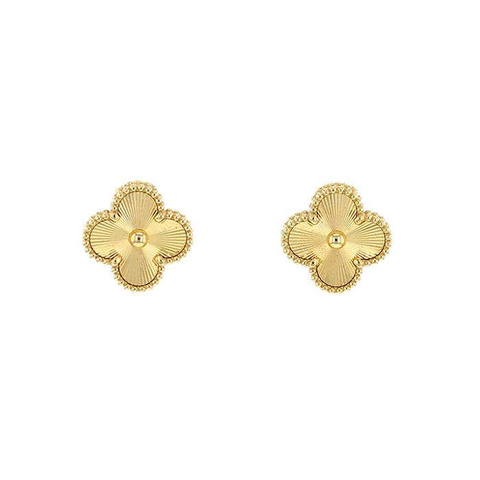 Earing Flower Gold 14k