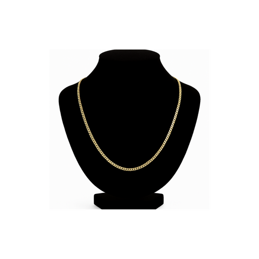 Cadena cubana solida 10k